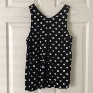 Madewell polka dot top